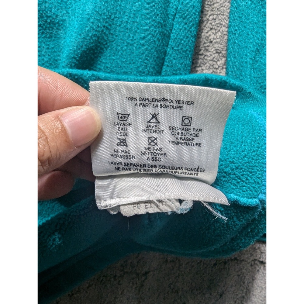 Patagonia Capilene Long Sleeve 1/4 Zip Pullover Womens Medium Green Made In USA - Picture 5 of 11